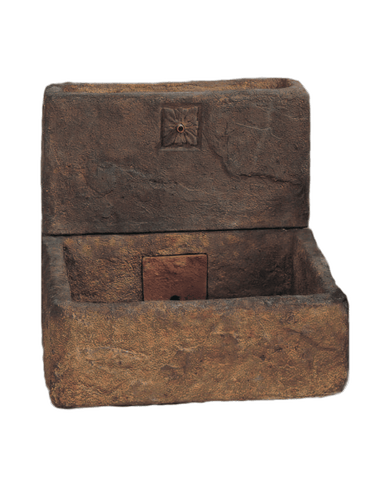 Shallow English Cistern Cast Stone Outdoor Garden Fountains Fountain Tuscan